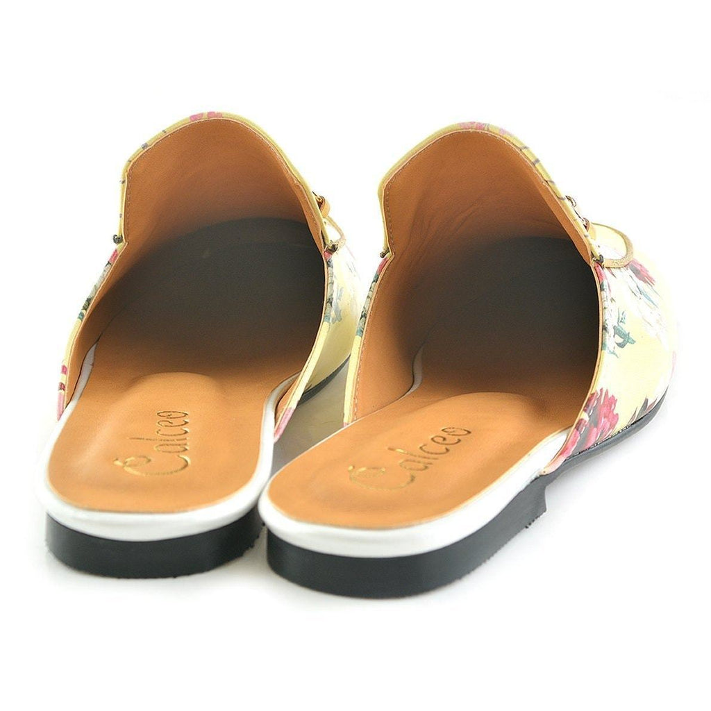 Yellow Floral Bird Slip-On Loafer CAG103