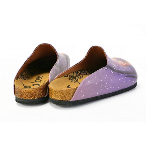 Men and Women Love, Snow Drops and Love is in the Air Written Patterned Clogs - CAL1404