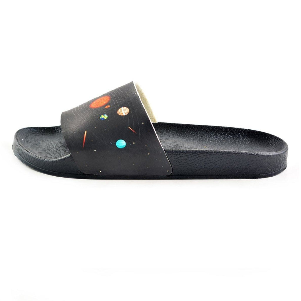 Black Space System Patterned Sandal - CAP202